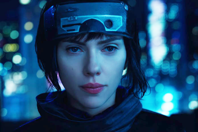 Scarlett Johansson in her controversial role from Ghost in the Shell