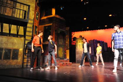 Still photo from HMHSs production of West Side Story