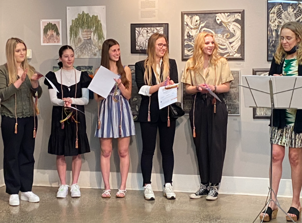 Senior Art Show and NAHS Induction Is A Smashing Success